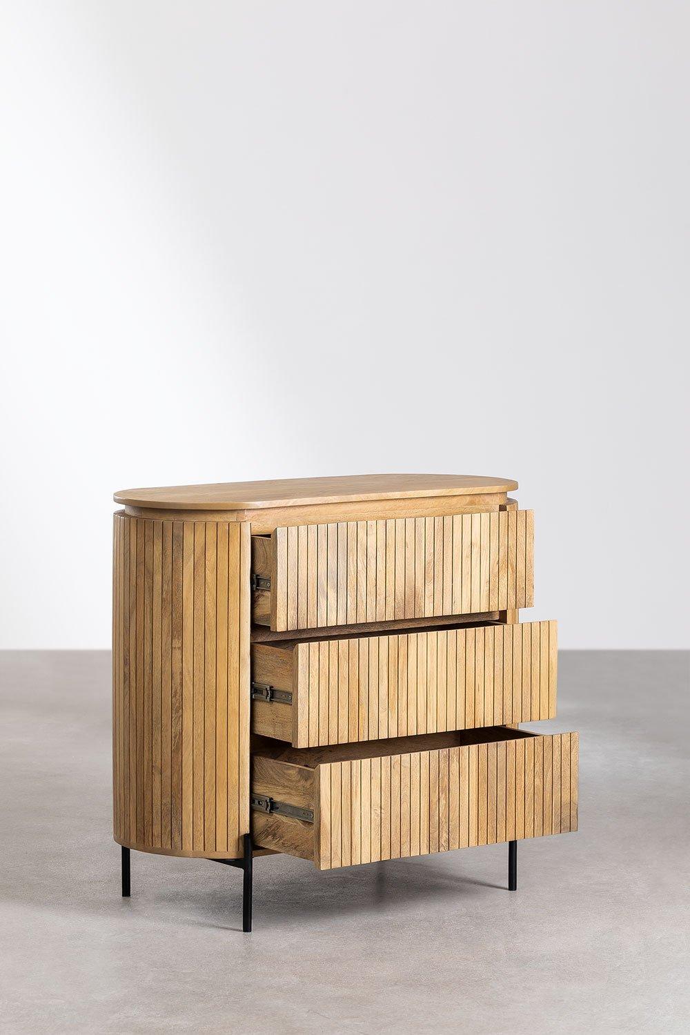 Sklum Commode à Tiroirs En Manguier Analis