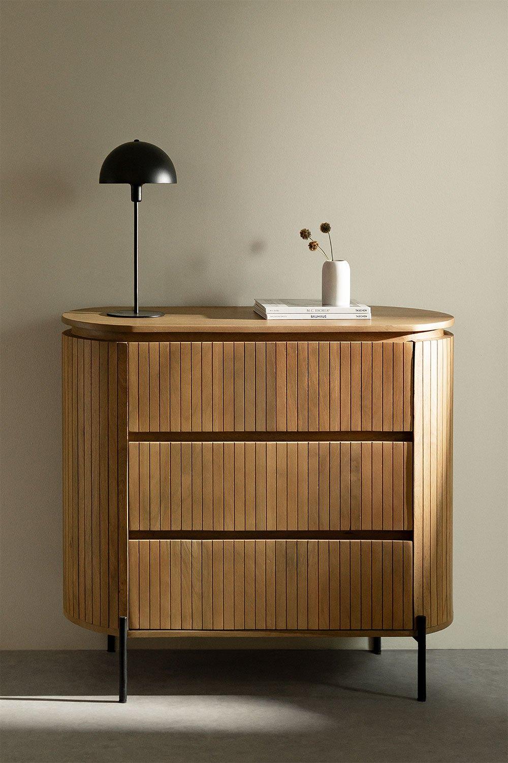 sklum Commode à tiroirs en manguier Analis