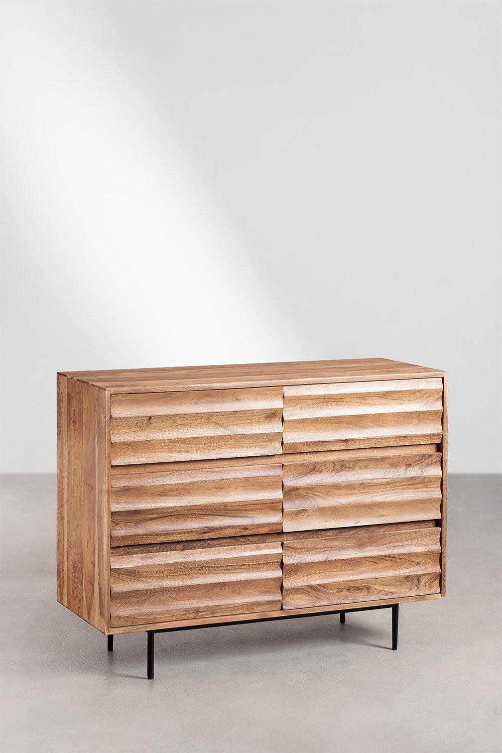 Sklum Cómoda En Madera De Acacia Petter