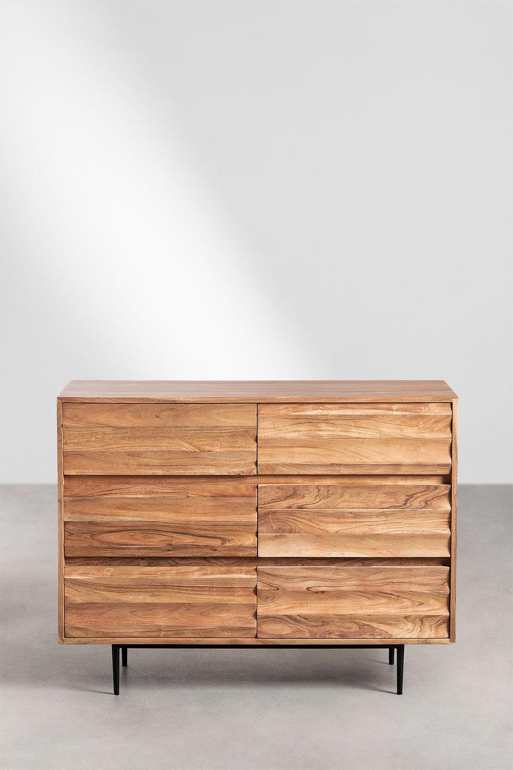 Sklum Cómoda En Madera De Acacia Petter