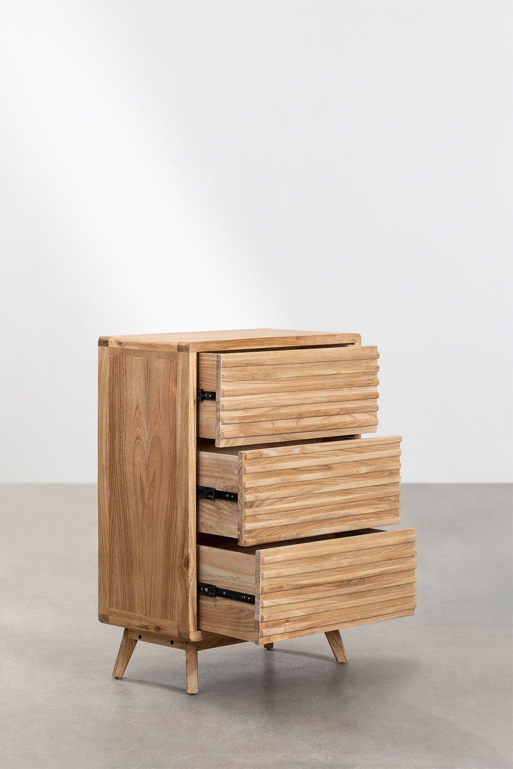 Sklum Cómoda En Madera Deleyna