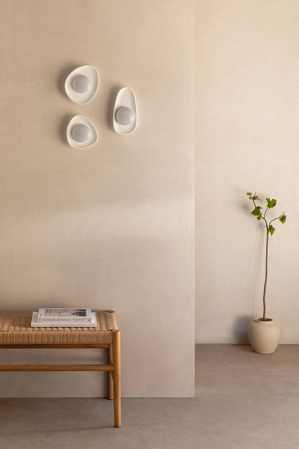 sklum Conjunto de 3 apliques LED de gesso Givert