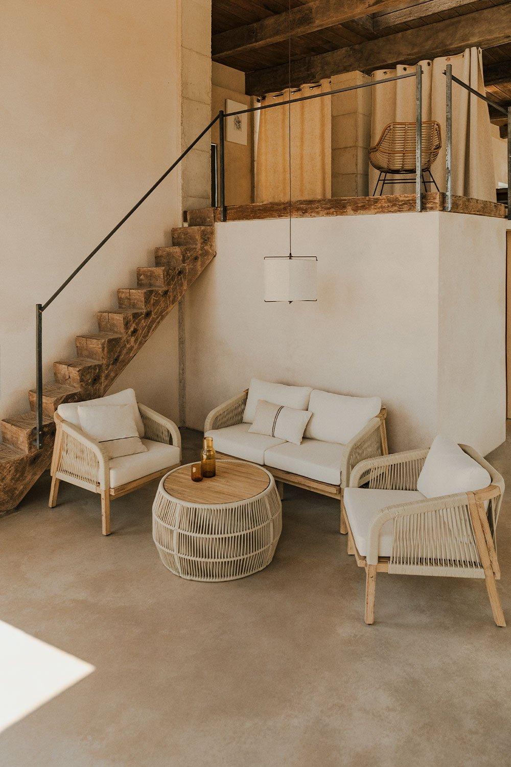 sklum Conjunto de Salón con Sofá de 2 Plazas Dubai