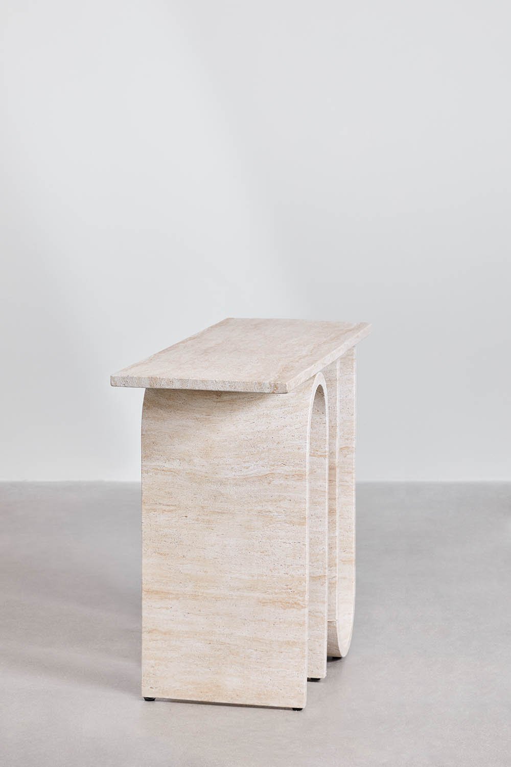 Sklum Consola En Cemento Look Travertino Ceravi