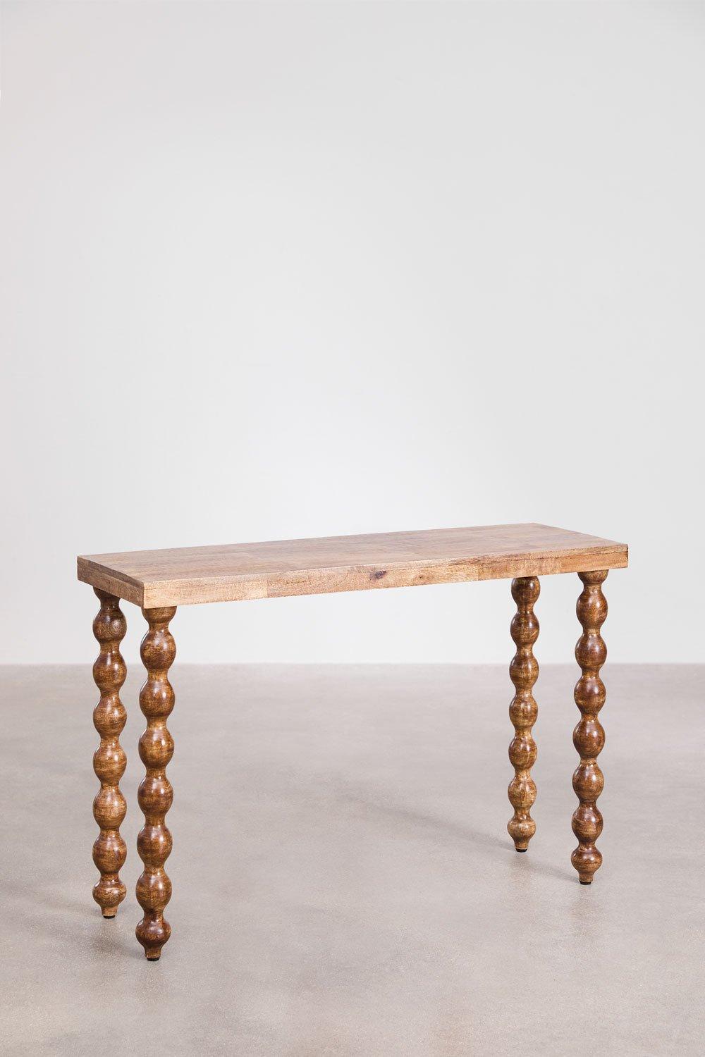 Sklum Console En Bois De Manguier Tessaia