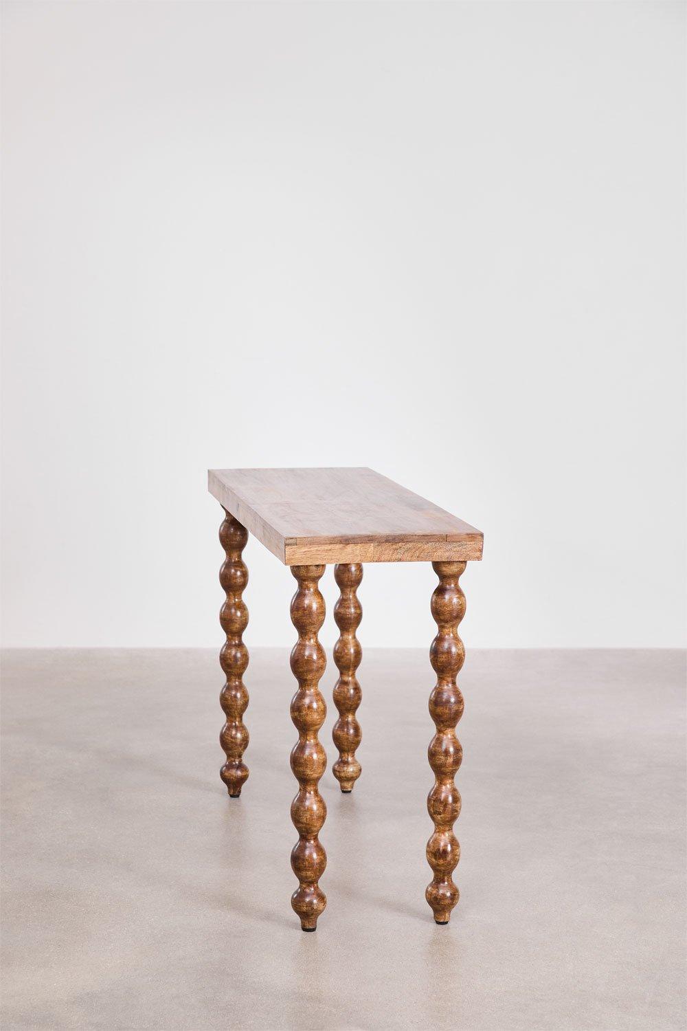 Sklum Console En Bois De Manguier Tessaia