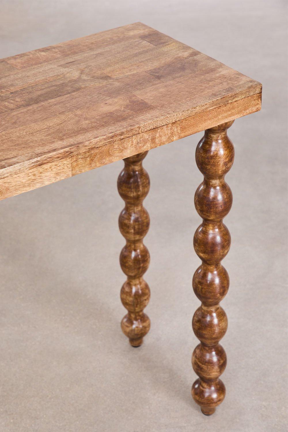 Sklum Console En Bois De Manguier Tessaia