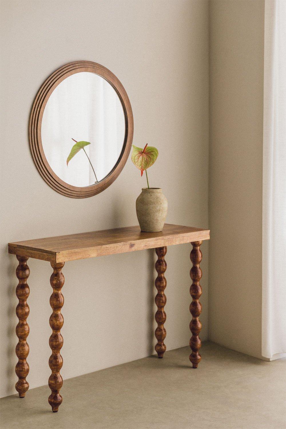 sklum Console en bois de manguier Tessaia