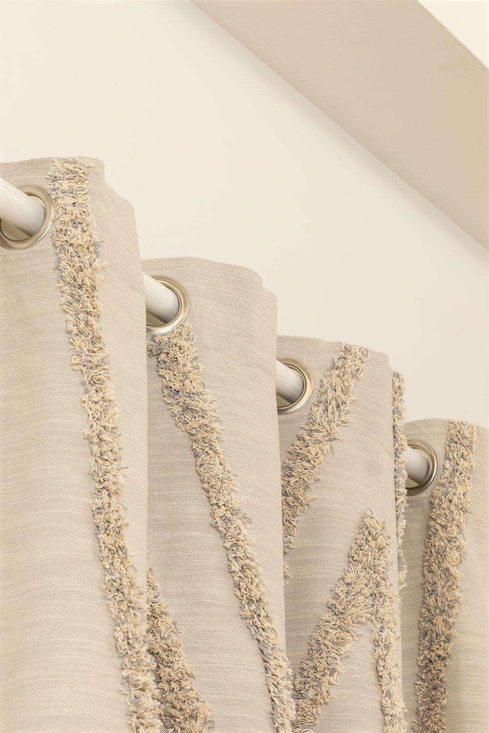 Sklum Cortina De Algodón Jasper