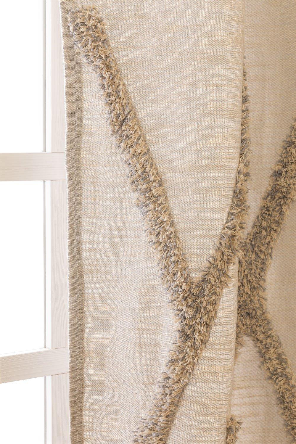 Sklum Cortina De Algodón Jasper