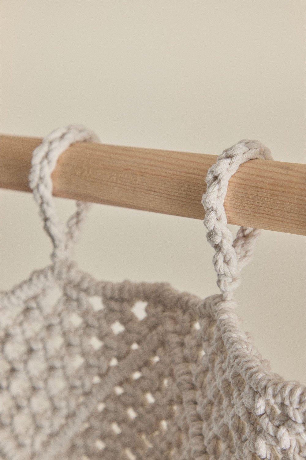 Sklum Cortina En Macramé (110x215 Cm) Cendala