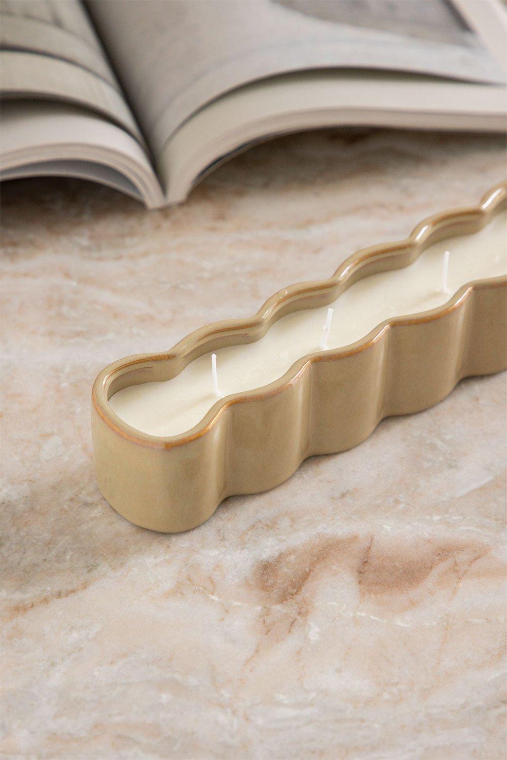 Sklum Dekoracyjna świeca Ceramiczna Tuindy