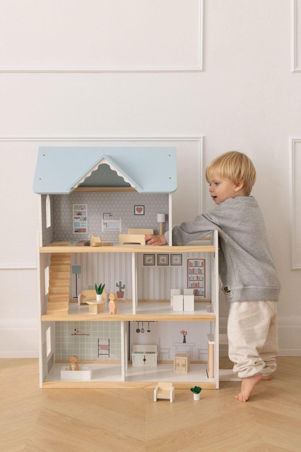 sklum Drewniany domek dla lalek Elizabeth Kids