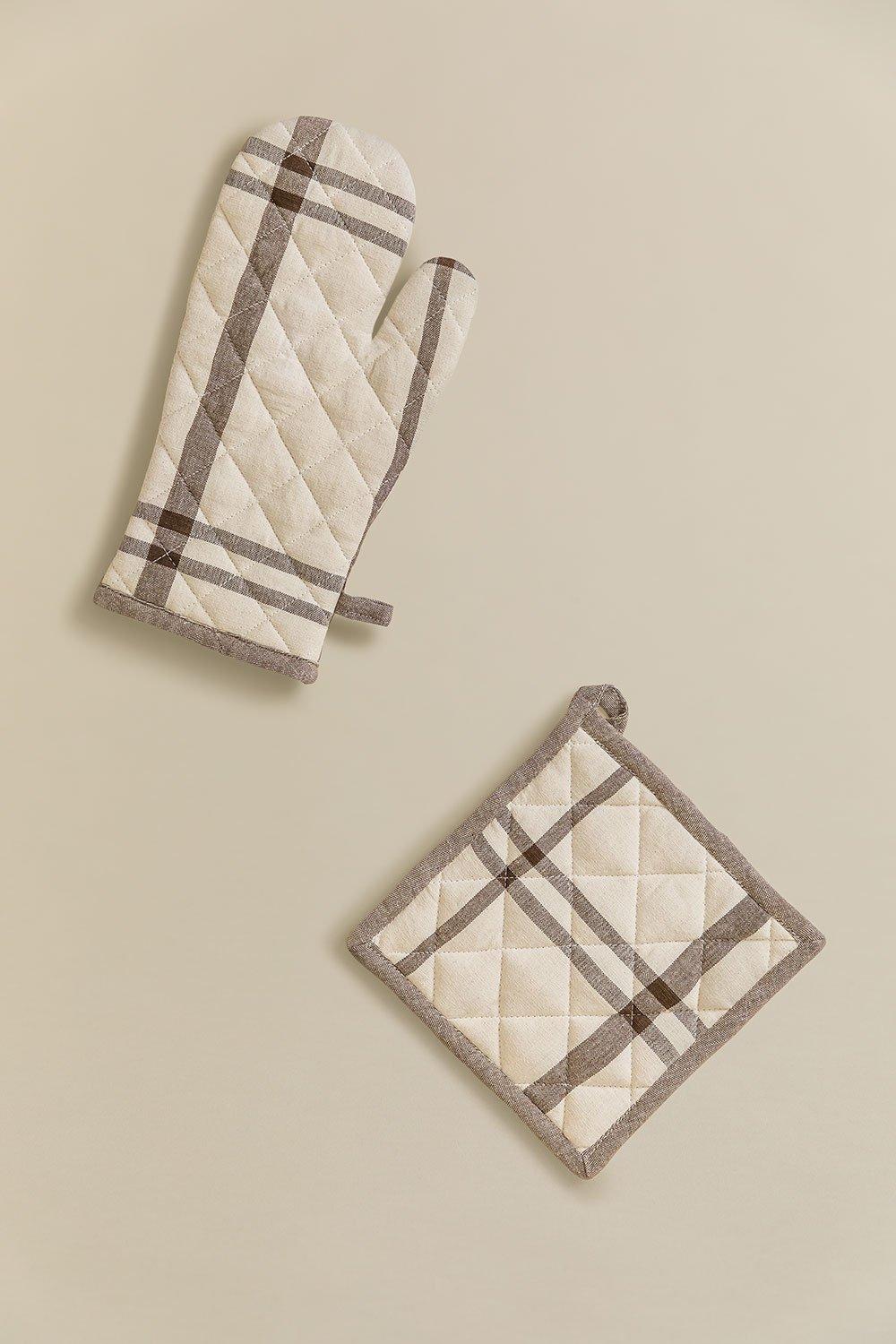 Sklum Ducase Oven Glove And Kitchen Towel Set