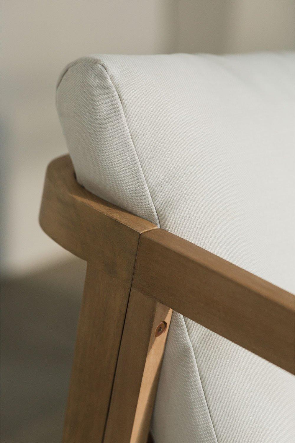 Sklum Dwuosobowa Sofa Kaela Z Drewna Akacjowego