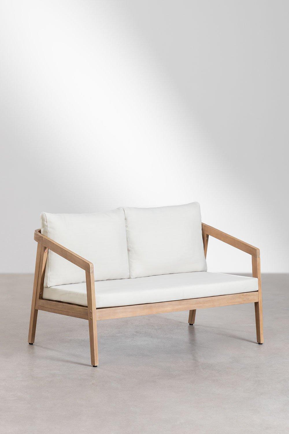 Sklum Dwuosobowa Sofa Kaela Z Drewna Akacjowego