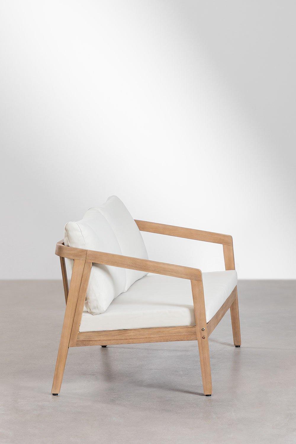 Sklum Dwuosobowa Sofa Kaela Z Drewna Akacjowego