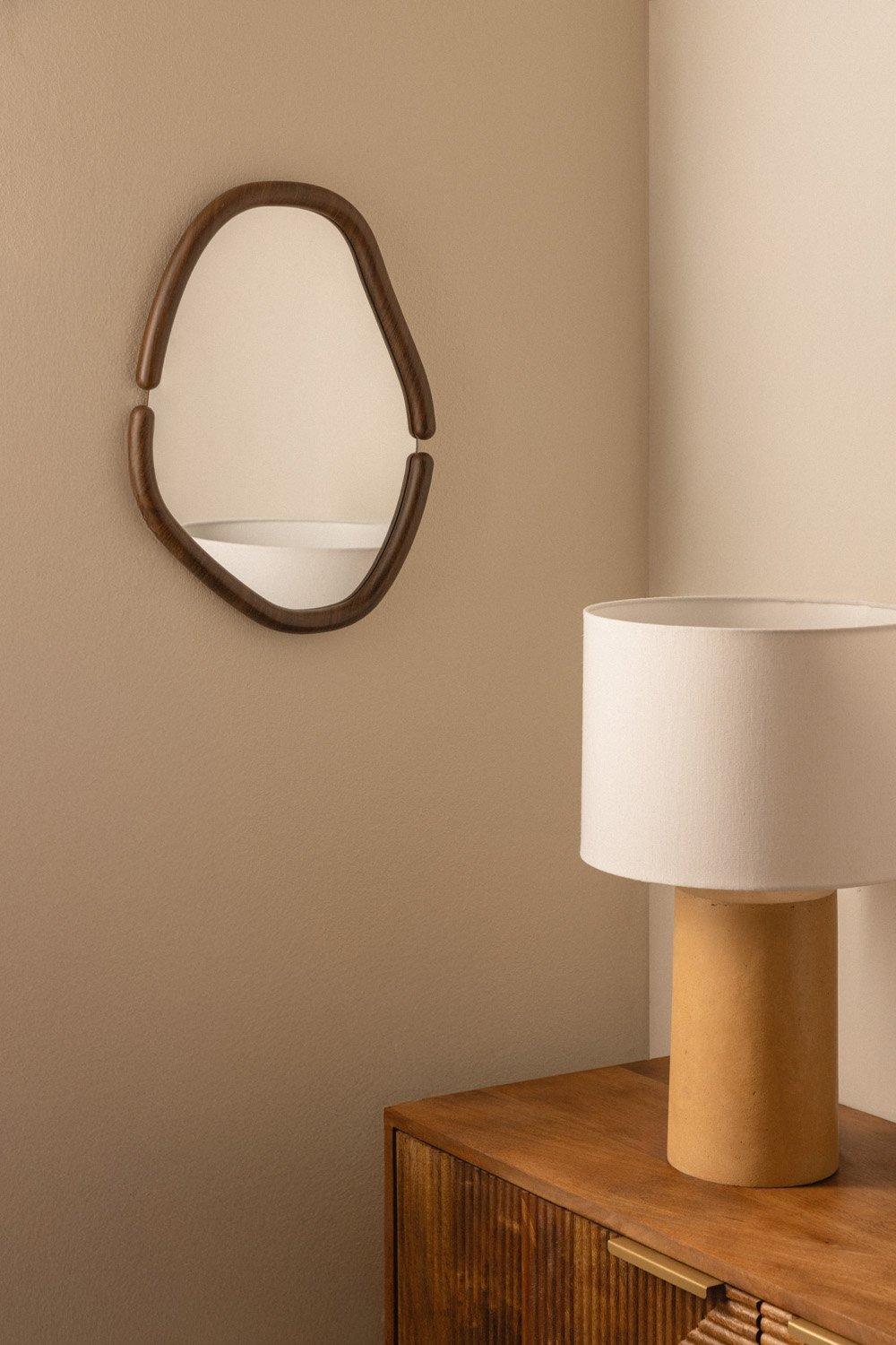 sklum Espejo de pared ovalado en MDF Vixidel