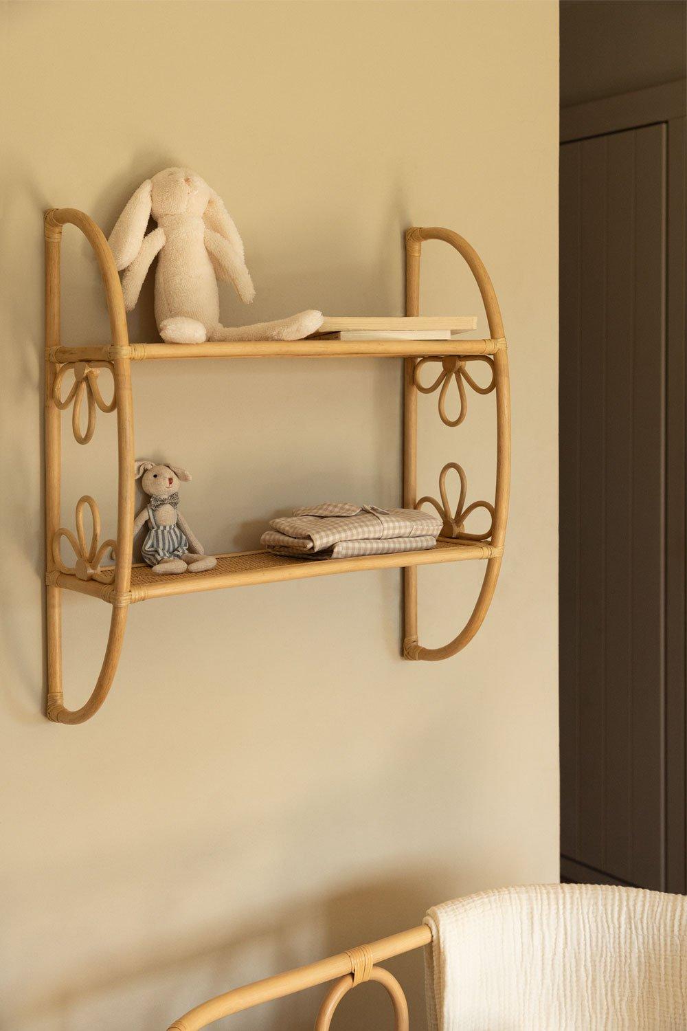 sklum Estante de Pared en Ratán Dahlia Kids