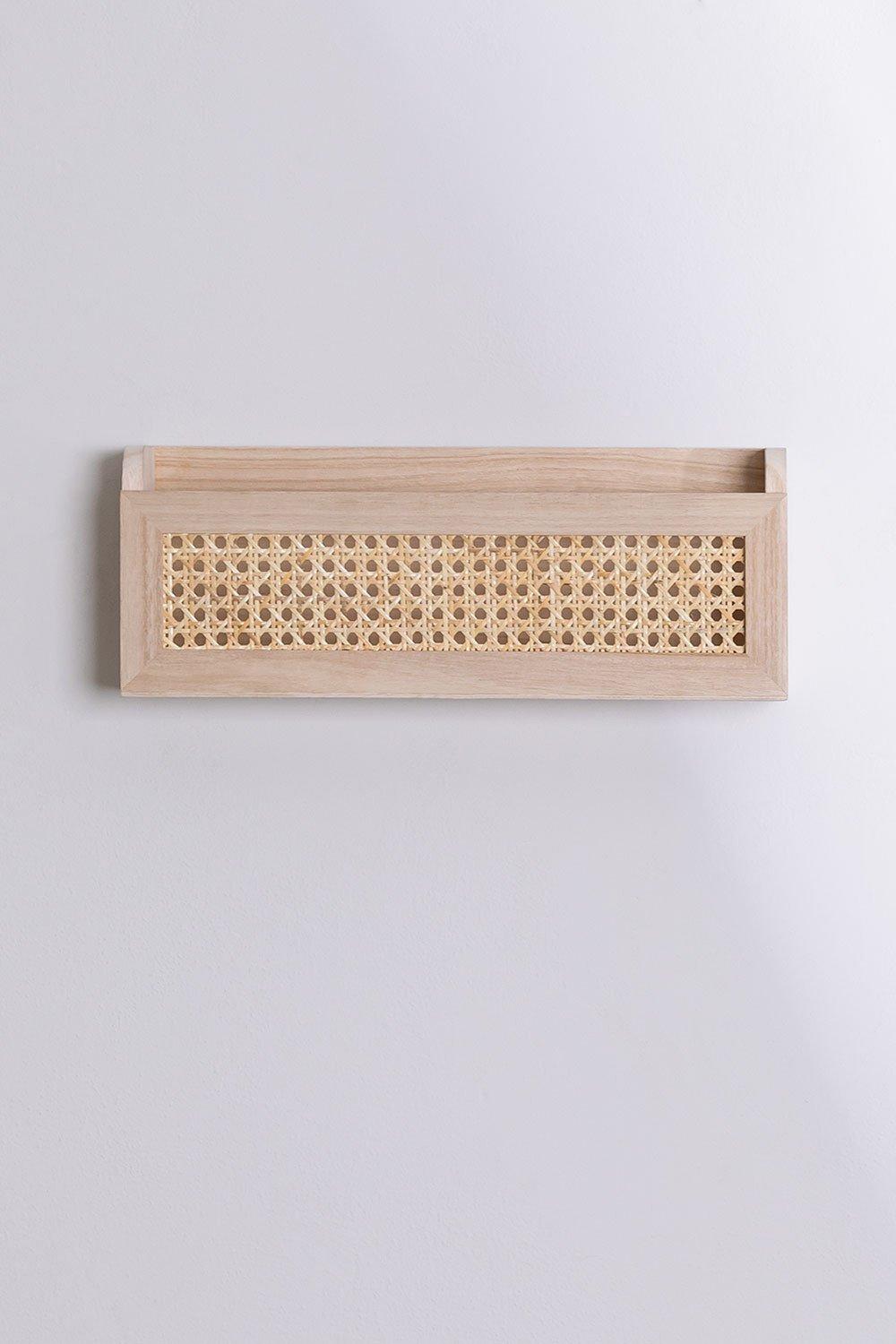 Sklum Estante En Ratán Y Madera Arxie