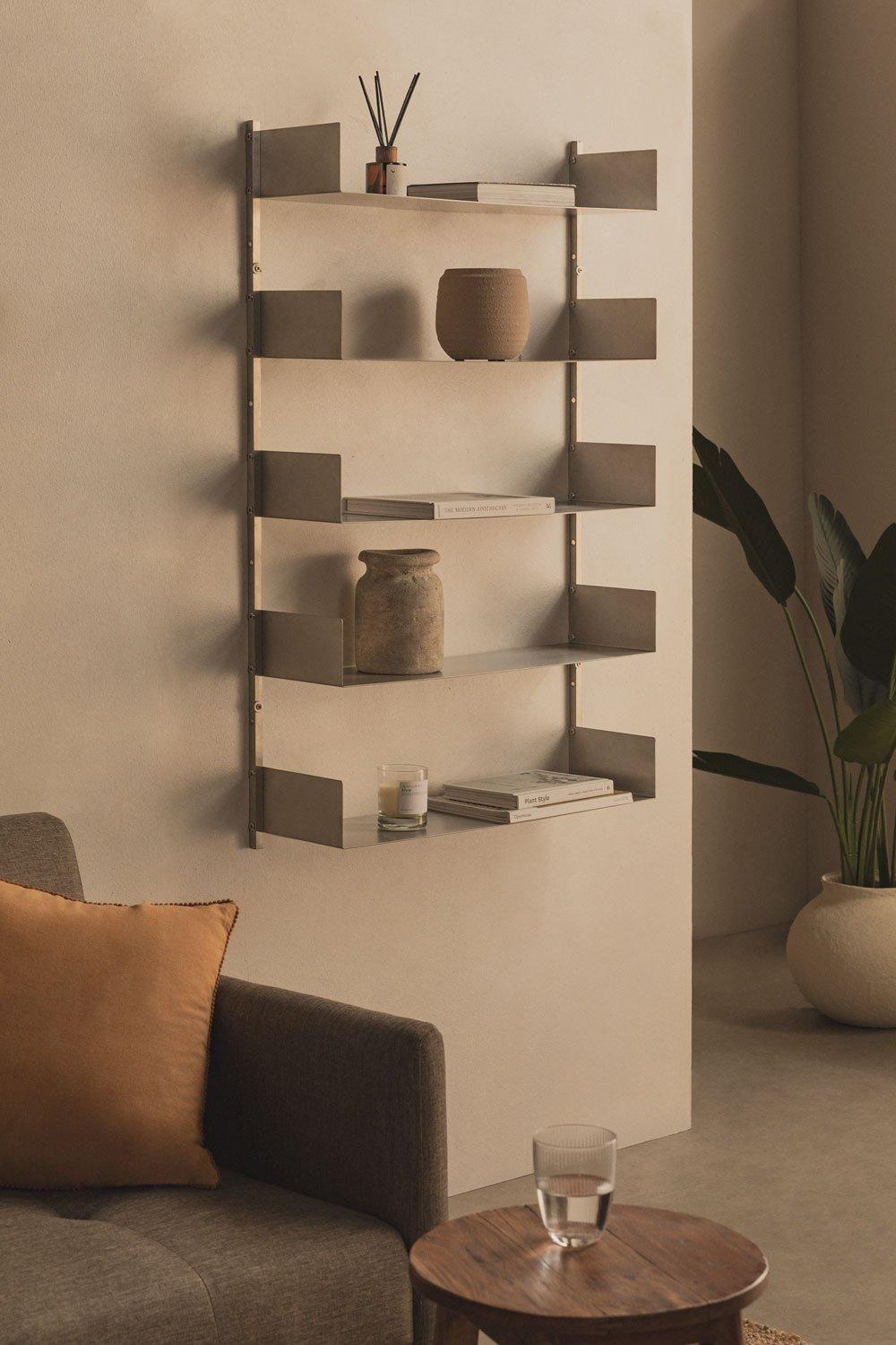 sklum Estantería de pared en acero Nolvia