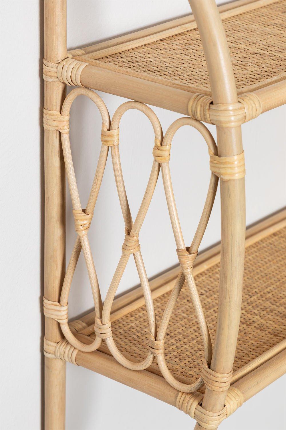 Sklum Estantería De Pared En Ratán Judson