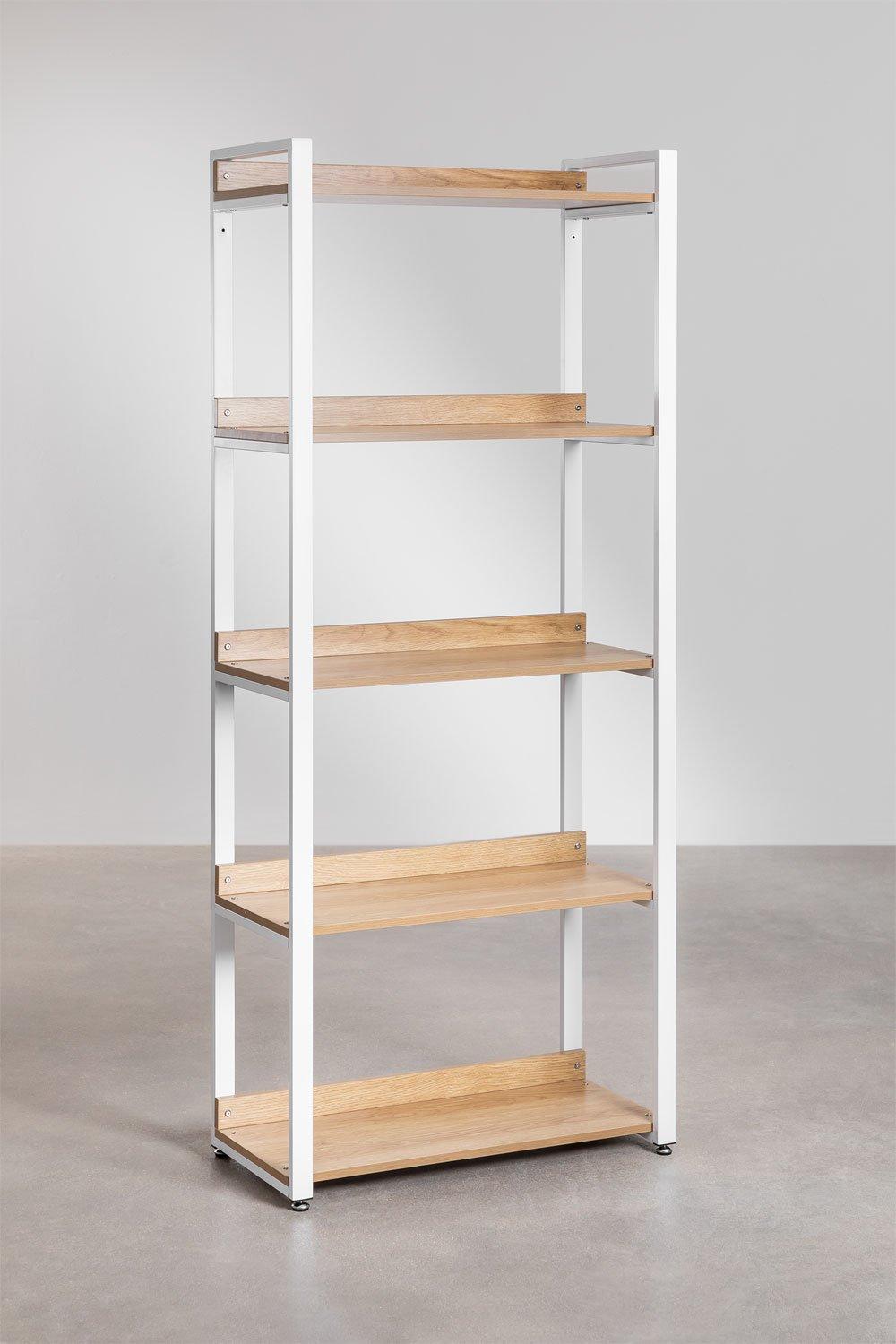 Sklum Estantería En Acero Y Madera Ariaster