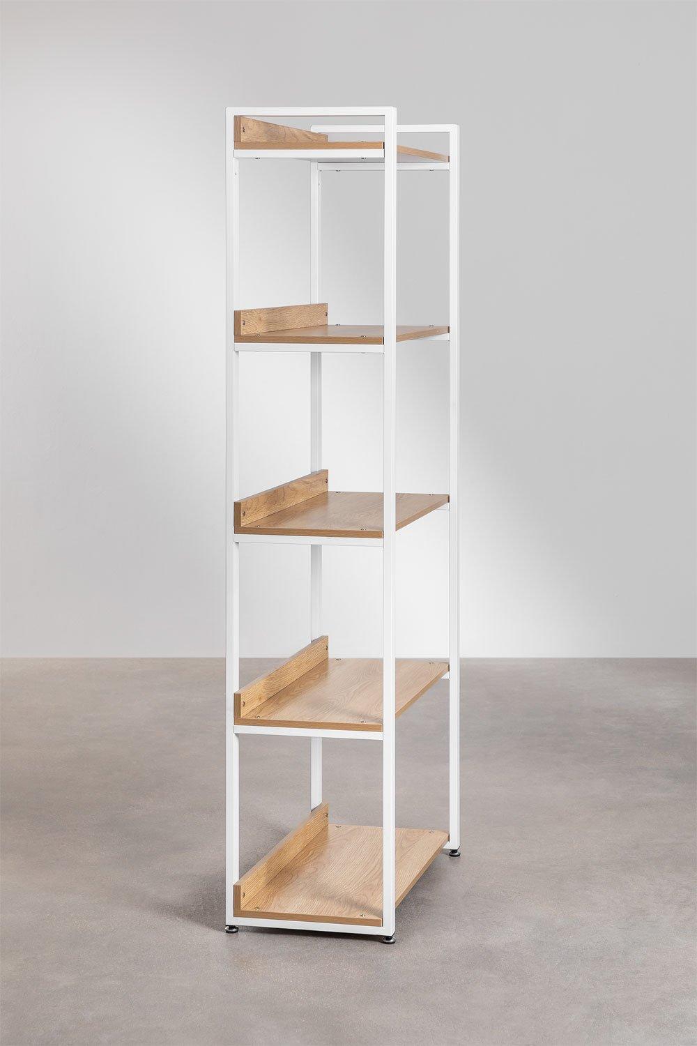 Sklum Estantería En Acero Y Madera Ariaster