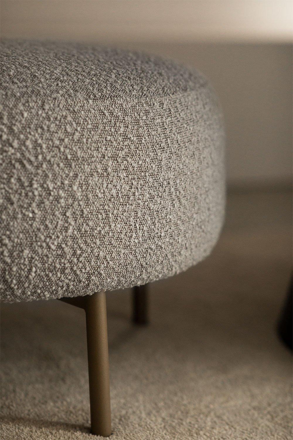 Sklum Fauteuil Arieta En Tissu Bouclé