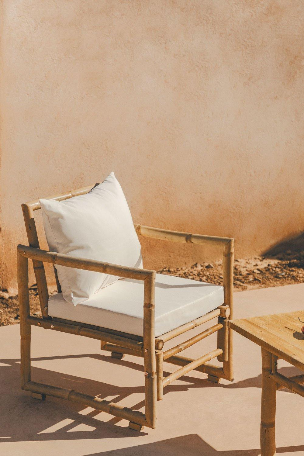 sklum Fauteuil de jardin en bambou Livayna