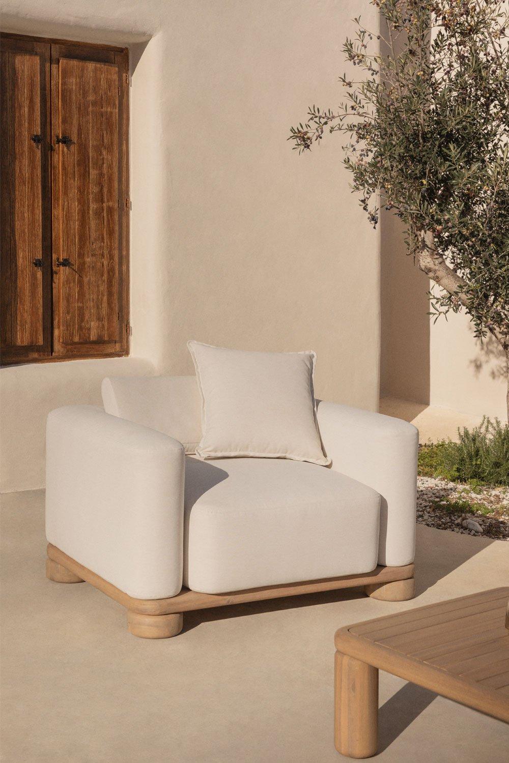 sklum Fauteuil de jardin en bois d'acacia Ioanis