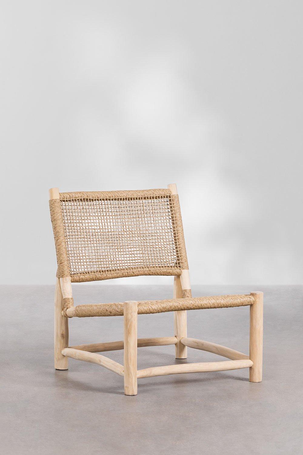Sklum Fauteuil De Jardin En Bois De Teck Bientina