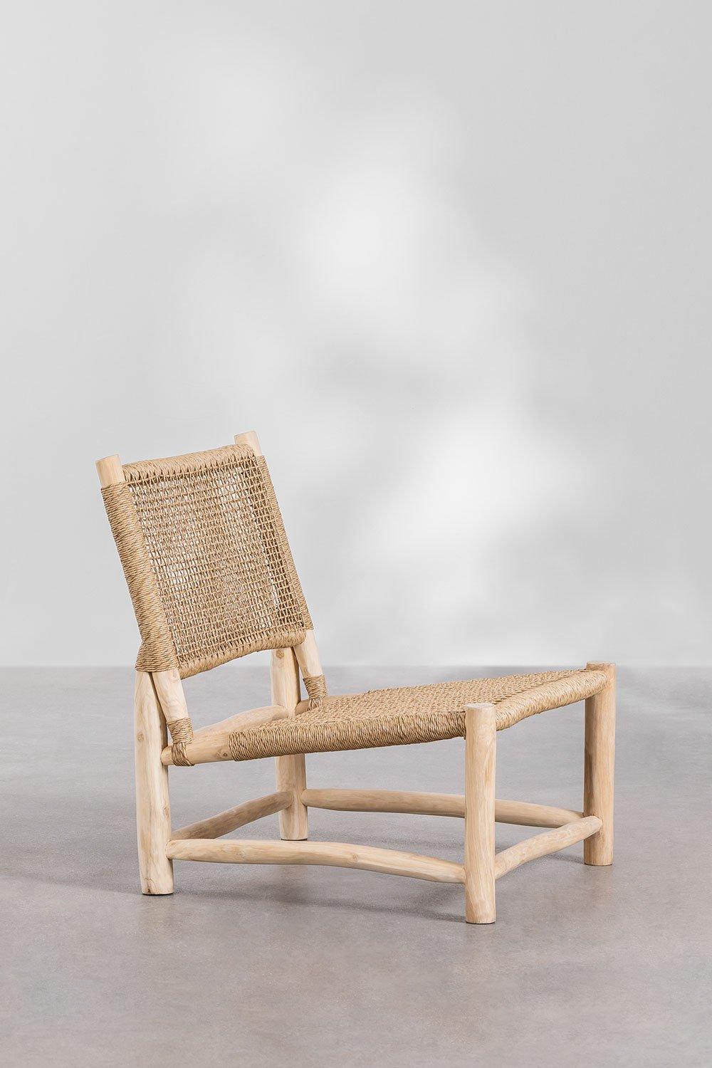 Sklum Fauteuil De Jardin En Bois De Teck Bientina