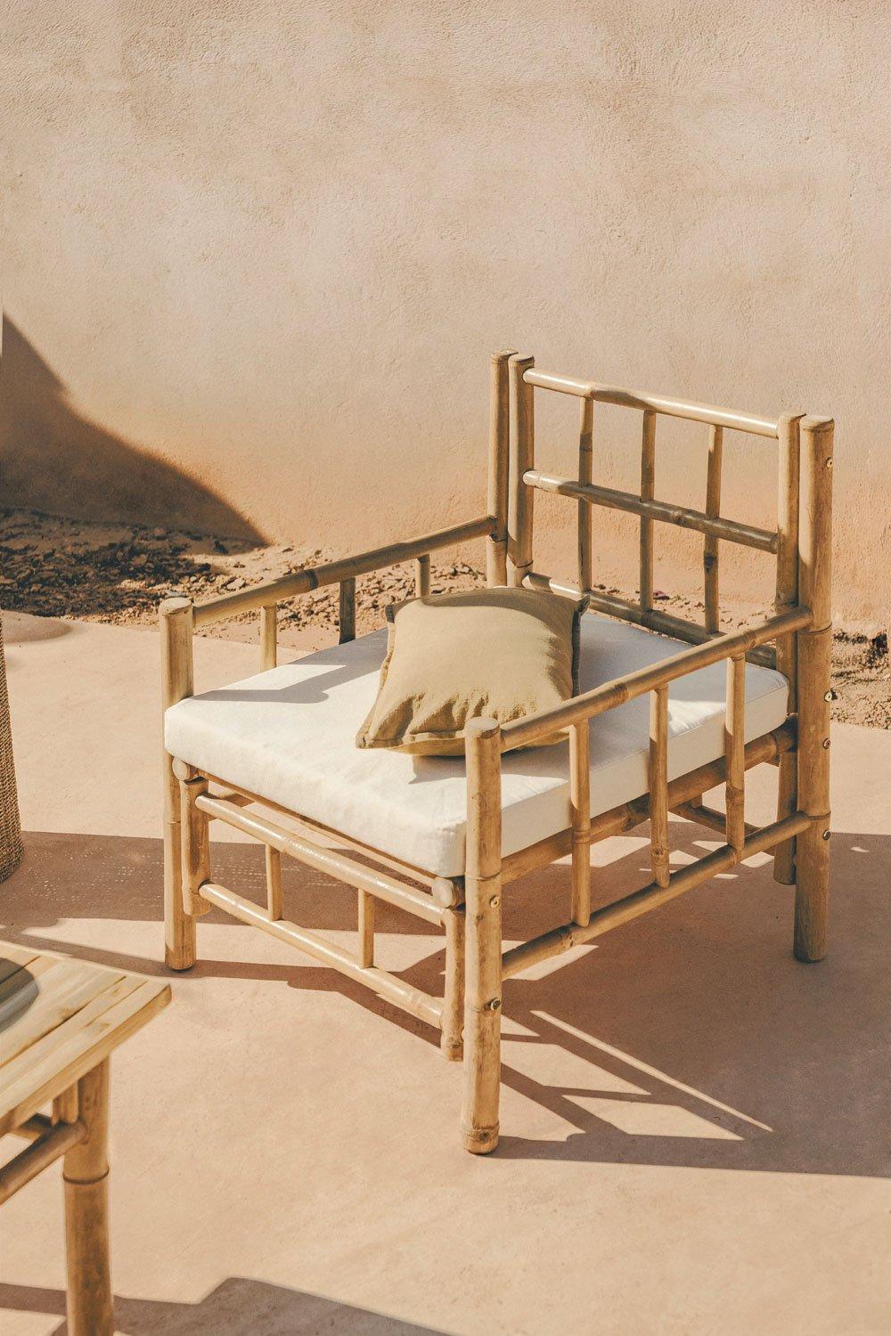 sklum Fauteuil en Bambou Nui