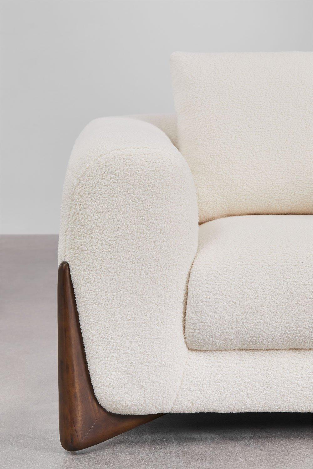 Sklum Fauteuil En Peau Lainée Grevena