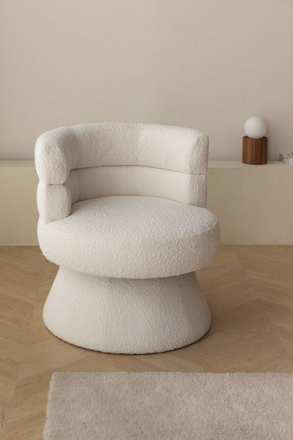 sklum Fauteuil en tissu bouclé Protea