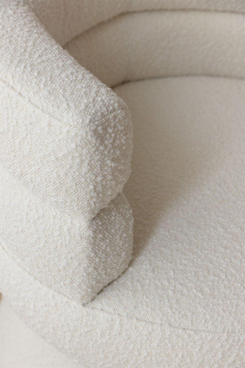 Sklum Fauteuil In Bouclé Stof Protea