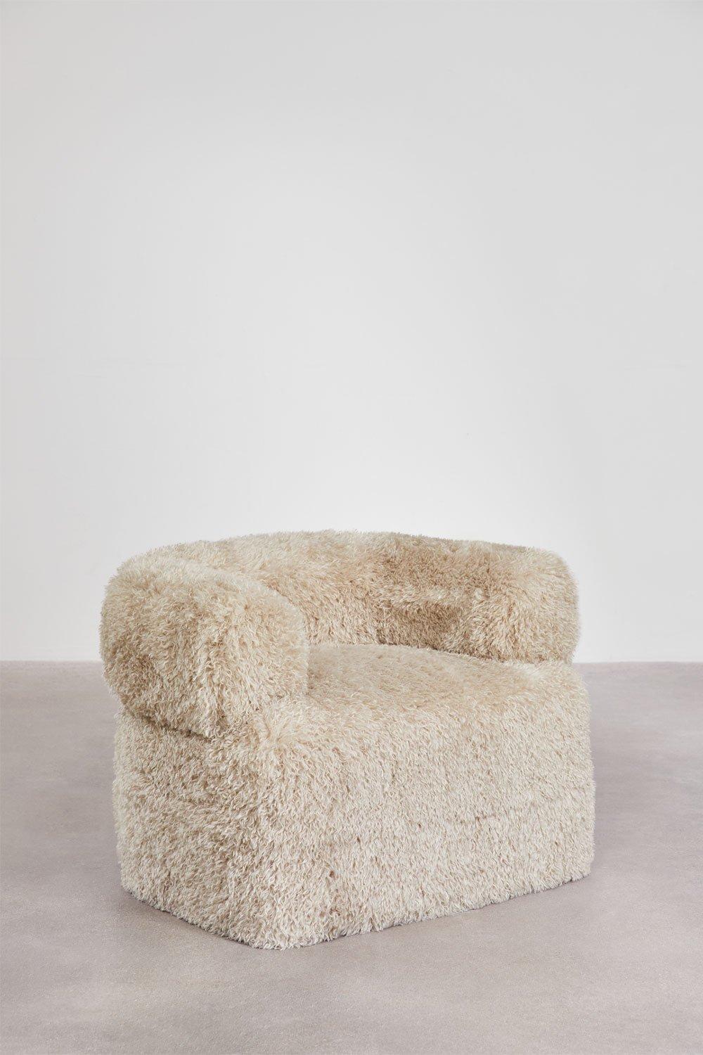 Sklum Fauteuil Neda En Fourrure Synthétique