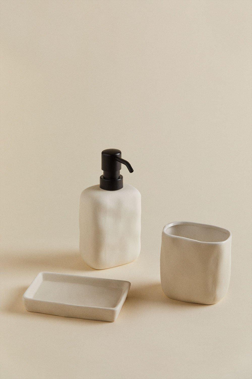 Sklum Ganela Stoneware Bathroom Set