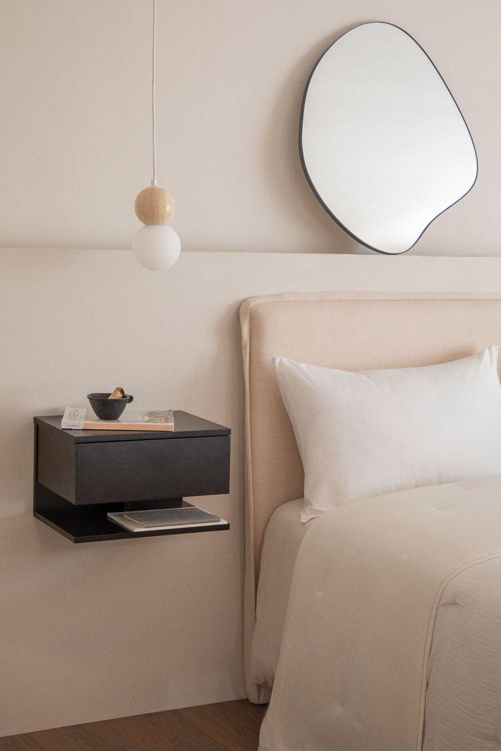 sklum Griviza floating bedside table with drawer