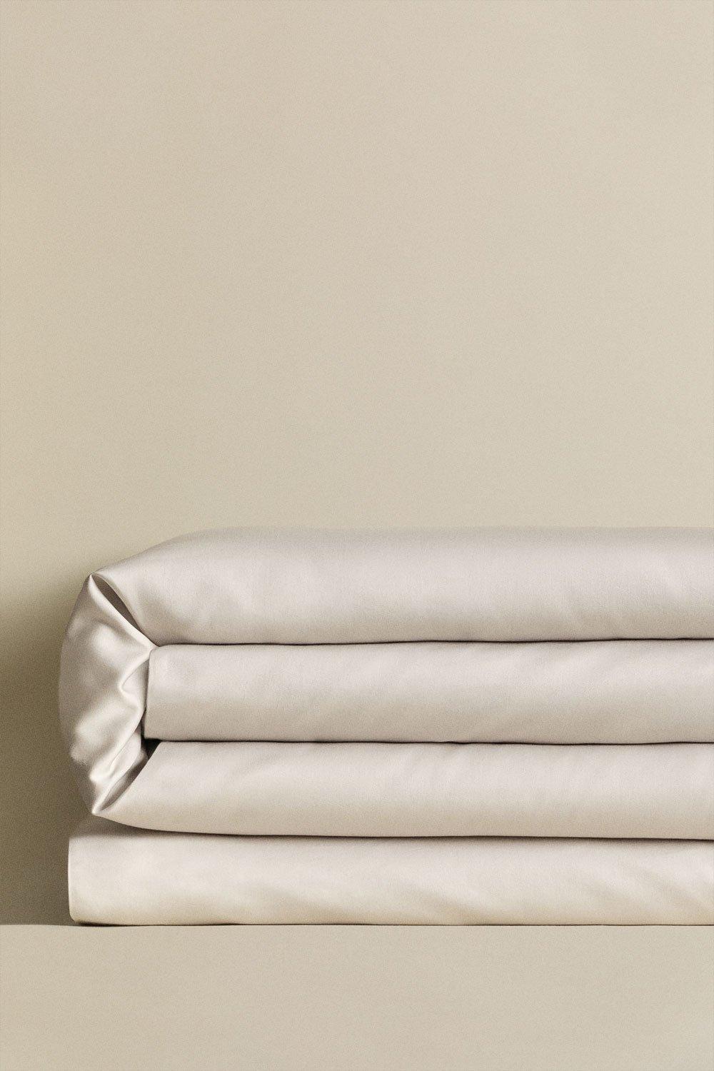 Sklum Housse De Couette En Satin 300 Fils Sampras