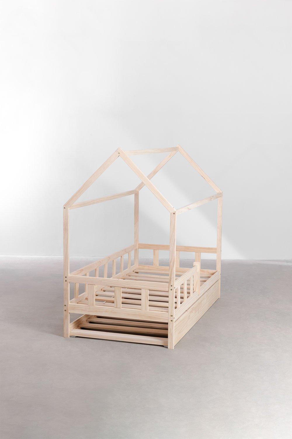 Sklum Houten Bed Voor Kelly Kids-matras Van 90 Cm