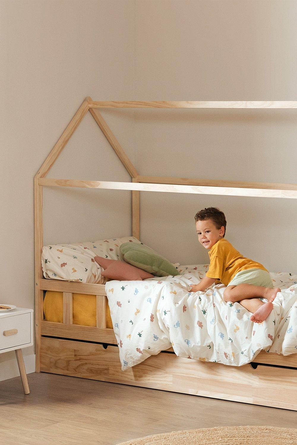 sklum Houten bed voor Kelly Kids-matras van 90 cm