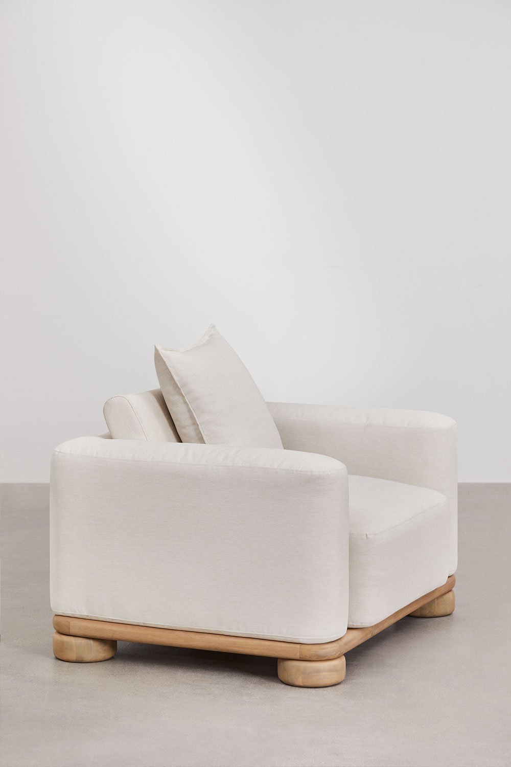 Sklum Ioanis Acacia Wood Garden Armchair