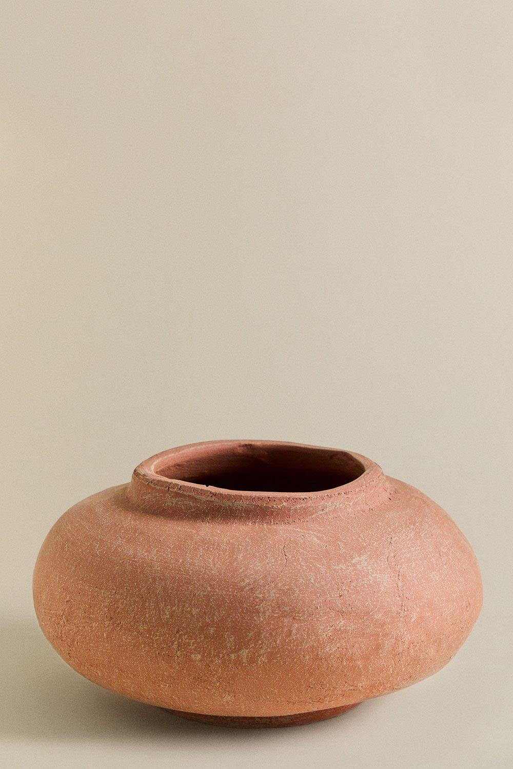Sklum Jarrón ↑15 Cm En Terracota Agnon