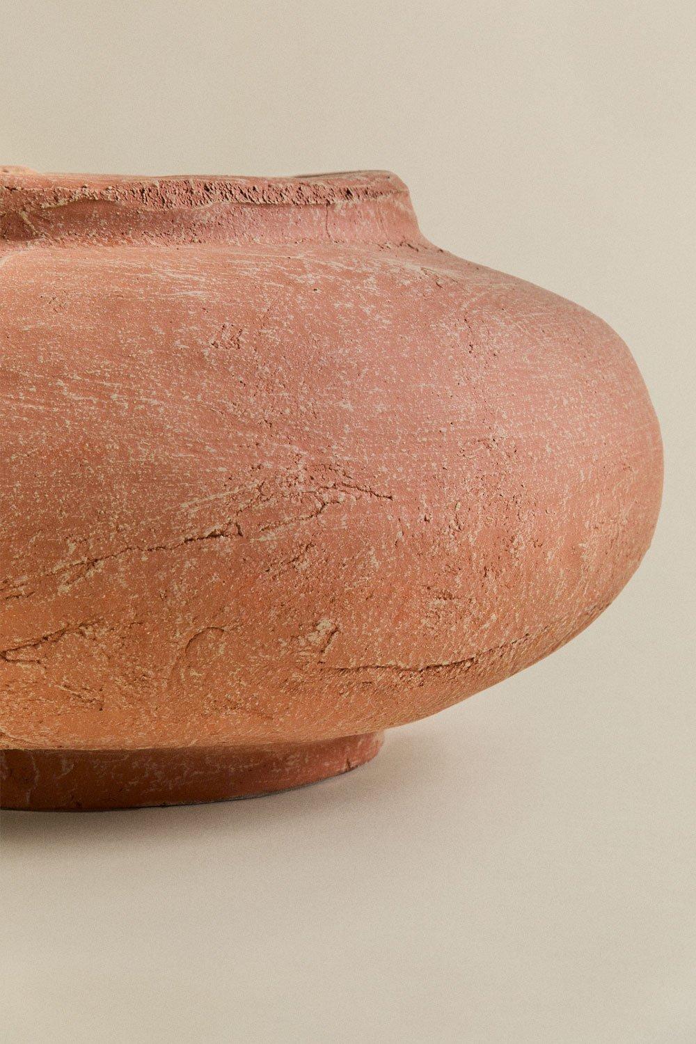 Sklum Jarrón ↑15 Cm En Terracota Agnon