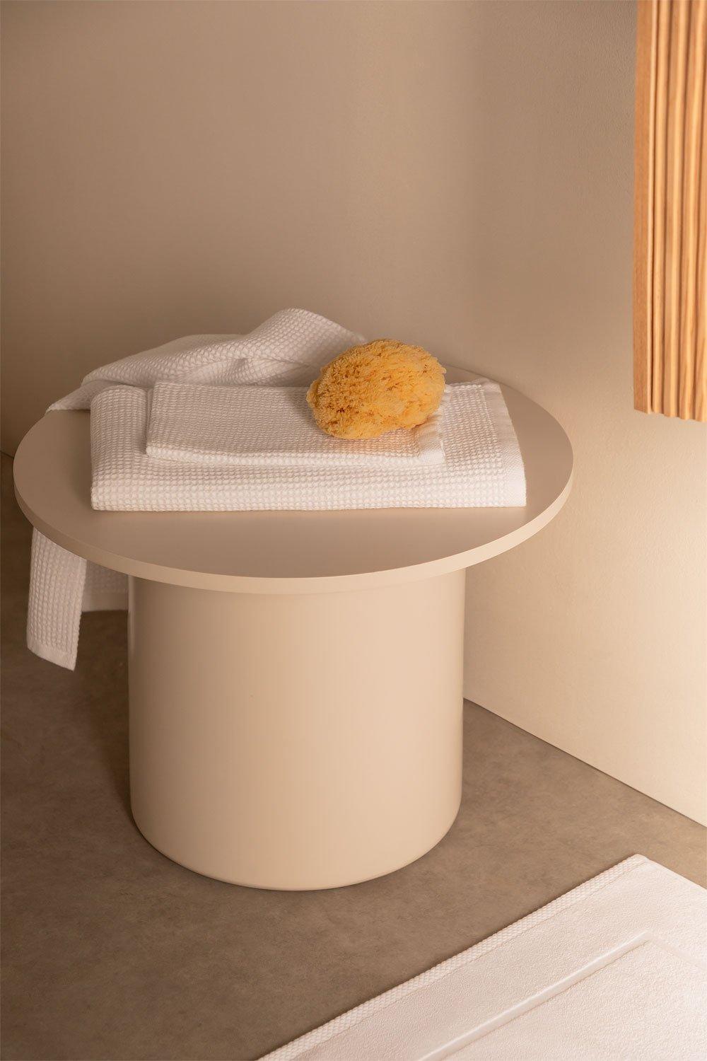 sklum Juego de 4 toallas en algodón waffle Fiorala