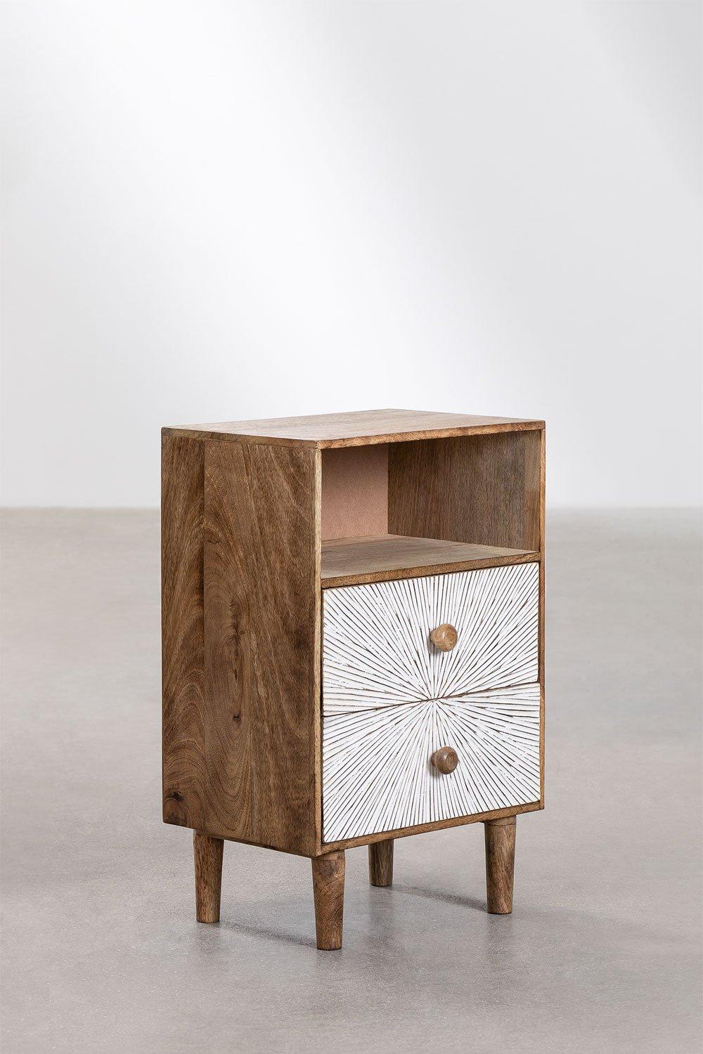 Sklum Kaobany Mango Wood Nightstand