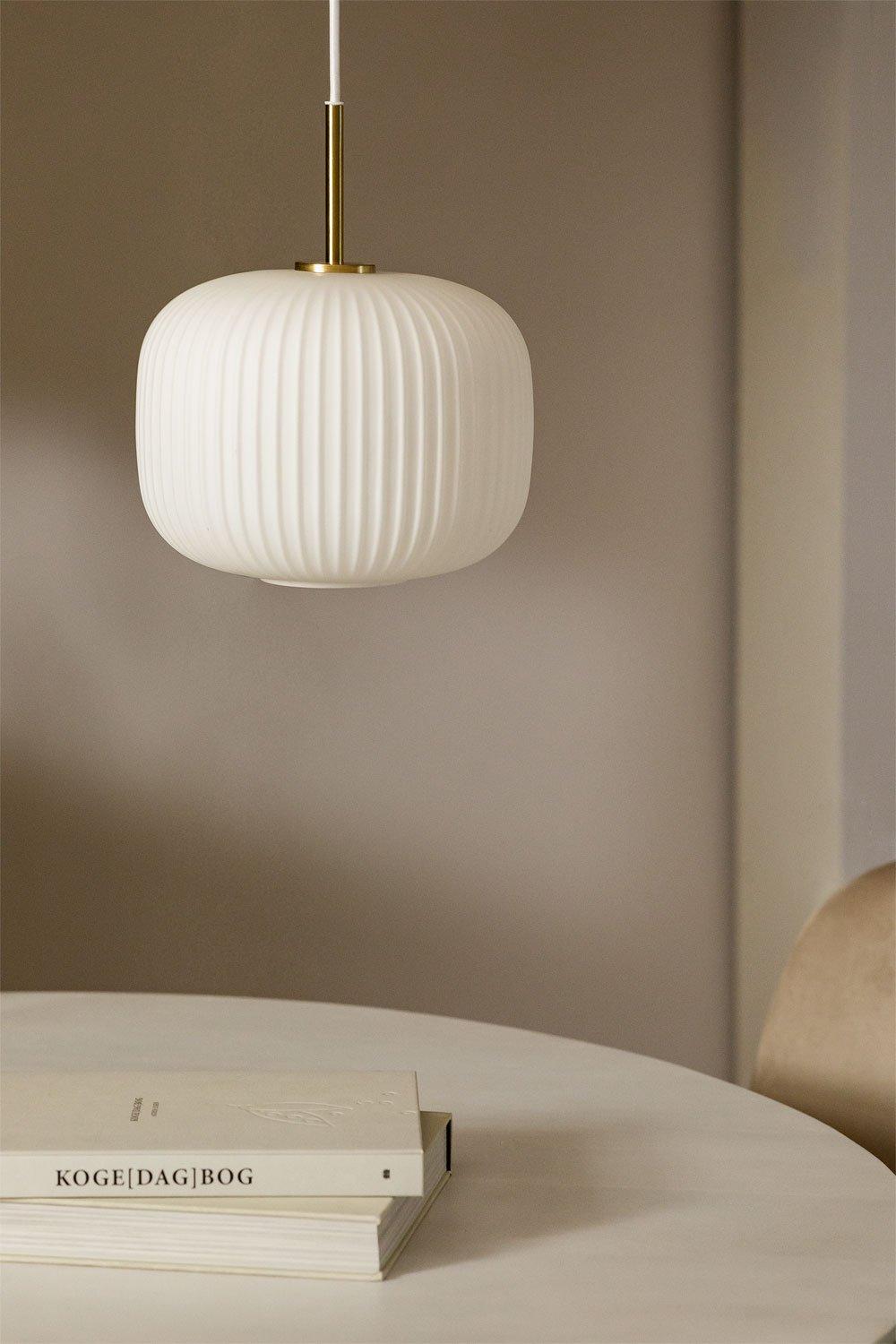 sklum Lampa sufitowa Bruner z metalu i szkła