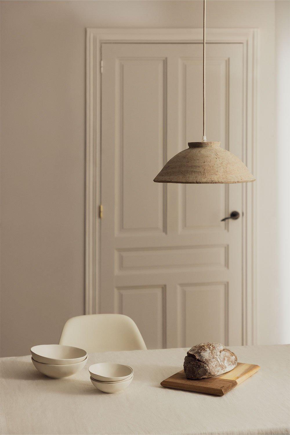 sklum Lampa sufitowa z terakoty (Ø32 cm) Sainza